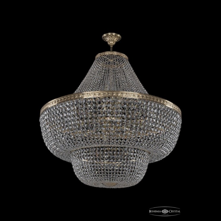 Люстра хрустальная 19101/H1/100IV G Bohemia Ivele Crystal (Потолочные)