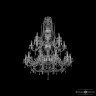 Люстра хрустальная 1411/10+5+5/360/2d Ni Bohemia Ivele Crystal (Стеклянный рожок)