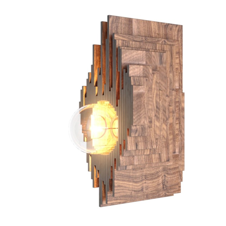 WOODLED GALACTIC Fourier Wall Lamp