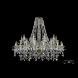 Люстра хрустальная 1411/20+10/400 G M722 Bohemia Ivele Crystal (Стеклянный рожок)