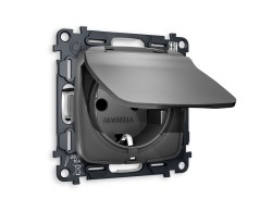 Ambrella Light Комплект механизма электрической розетки Ambrella Volt OMEGA MO658010