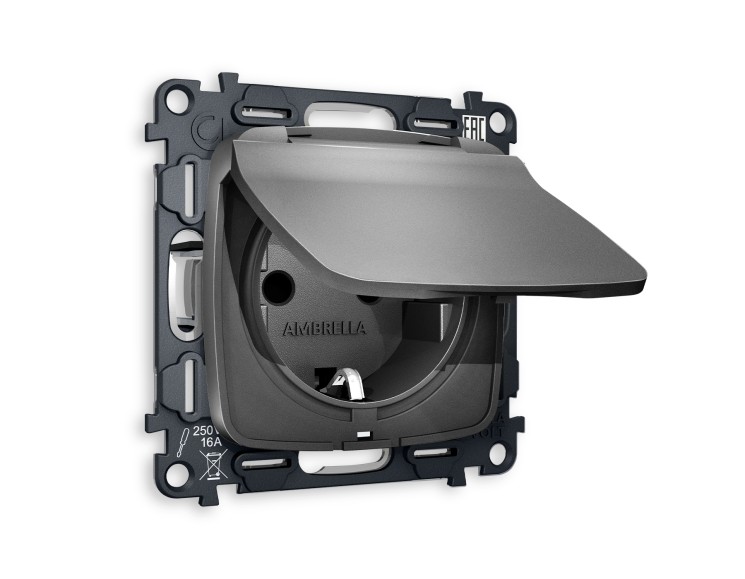 Ambrella Light Комплект механизма электрической розетки Ambrella Volt OMEGA MO658010