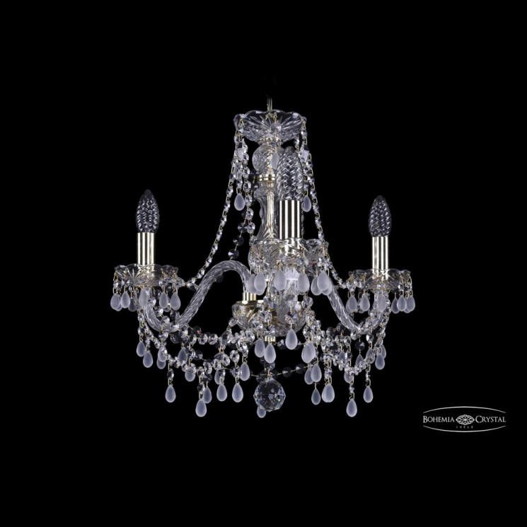 Люстра хрустальная 1410/3/160 G V0300 Bohemia Ivele Crystal (Стеклянный рожок)