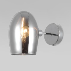 Настенный светильник со стеклянным плафоном                      Eurosvet  70141/1 хром