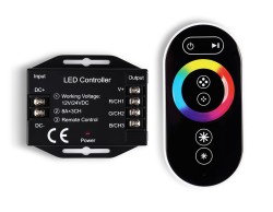 Ambrella Light Контроллер для светодиодных лент RGB с сенсорным радио пультом 2.4G 24A 12V 288W 24V 576W GS GS11401