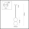 Подвес ODEON LIGHT TWIXY 4980/1B