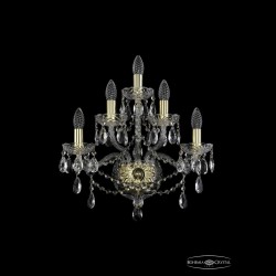 Бра хрустальные 1415B/2+2+1/165 G Bohemia Ivele Crystal (Стеклянный рожок)