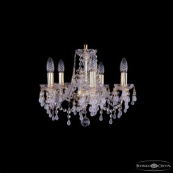 Люстра хрустальная 1410/5/141 G V0300 Bohemia Ivele Crystal (Стеклянный рожок)