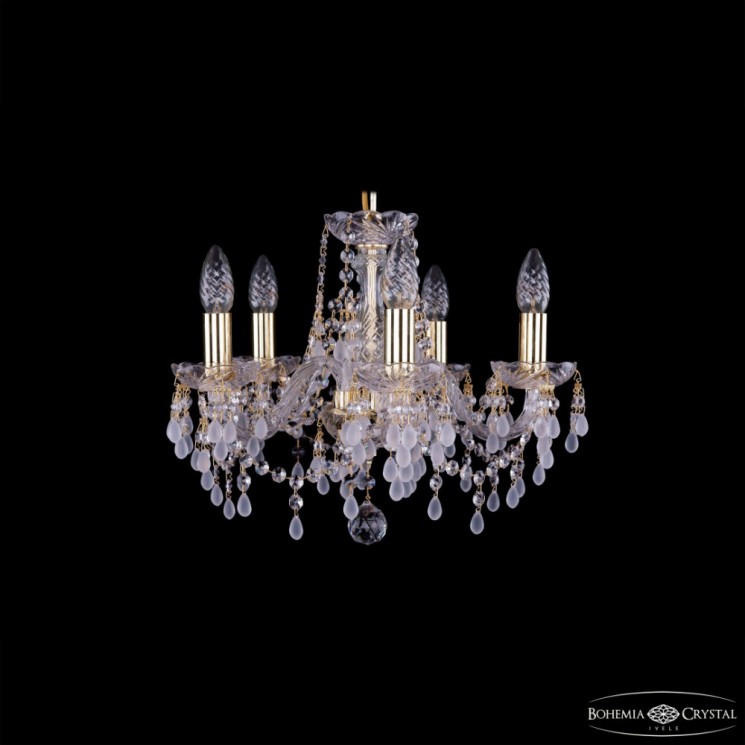 Люстра хрустальная 1410/5/141 G V0300 Bohemia Ivele Crystal (Стеклянный рожок)