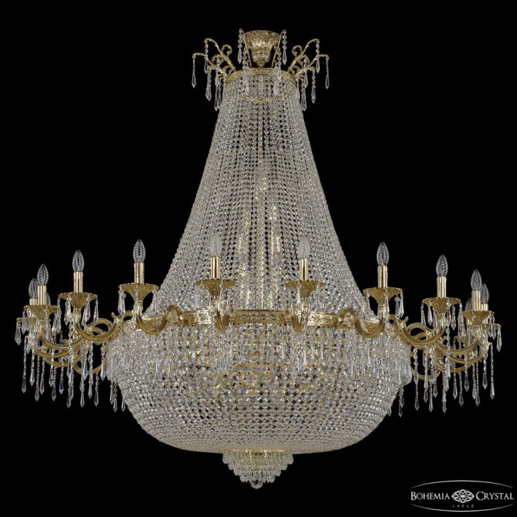 Люстра хрустальная 2227H201/20/160IV/Y1 G Bohemia Ivele Crystal (Потолочные)