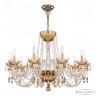 Люстра с цветным хрусталём 5402/10/300 G Amber/M-1H K721 Bohemia Ivele Crystal (5402)