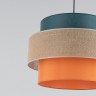Подвесной светильник с тканевым рассеивателем                      TK Lighting  2758 Trio