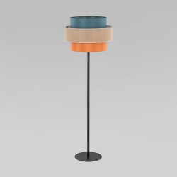 Напольный светильник с тканевым абажуром                      TK Lighting  6452 Trio