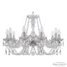 Люстра хрустальная 101/10/240 Ni Bohemia Ivele Crystal (Стеклянный рожок)