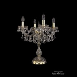 Настольная лампа 1409L/4/141-47 G Bohemia Ivele Crystal (Стеклянный рожок)