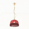 Citilux Базель CL407113 Подвесной светильник с красным абажуром