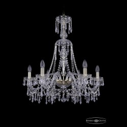 Люстра хрустальная 1403/6/240/XL-75 G Bohemia Ivele Crystal (Стеклянный рожок)