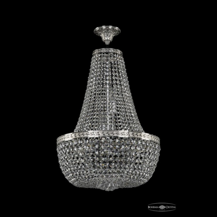 Люстра хрустальная 19281/H2/45IV Ni Bohemia Ivele Crystal (Потолочные)