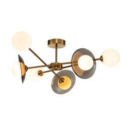 Indigo Потолочный светильник 11020/6C Brass