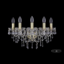 Бра хрустальные 1403B/5/160 G Bohemia Ivele Crystal (Стеклянный рожок)