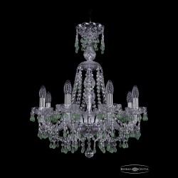 Люстра хрустальная 1410/8/195/XL-66 Ni V5001 Bohemia Ivele Crystal (Стеклянный рожок)