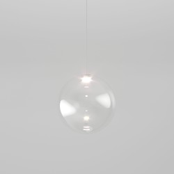 Подвесной светодиодный светильник со стеклянным плафоном                      Eurosvet  50231/1 LED прозрачный