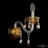 Бра с цветным хрусталём 5417B/1/165 G Amber/M-1F K721 Bohemia Ivele Crystal (С 1 лампочкой)