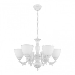 Люстра с плафонами подвесная 342837/6 WT+SL Arte Milano (Подвесные)