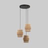 Подвесной светильник с тканевыми абажурами                      TK Lighting  6098 Calisto