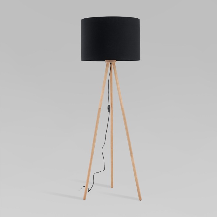 Напольный светильник с тканевым абажуром                      TK Lighting  5286 Tokyo