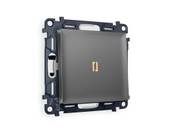 Ambrella Light Комплект механизма 1-клавишного выключателя с подсветкой 3200K Ambrella Volt ALFA MA652010