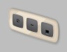 Ambrella Light Лицевая панель для компьютерной/телефонной розетки RJ-45/RJ-11 QUANT Ambrella Volt OMEGA OP6620