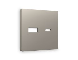 Ambrella Light Лицевая панель для розетки 2USB A+C QUANT Ambrella Volt ALFA AP3710
