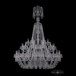 Люстра хрустальная 1410/24+12+6/460/XL-175/2d Ni V0300 Bohemia Ivele Crystal (Стеклянный рожок)