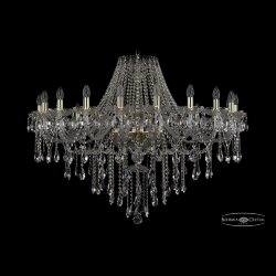 Люстра хрустальная 1415/20/400 G Bohemia Ivele Crystal (Стеклянный рожок)