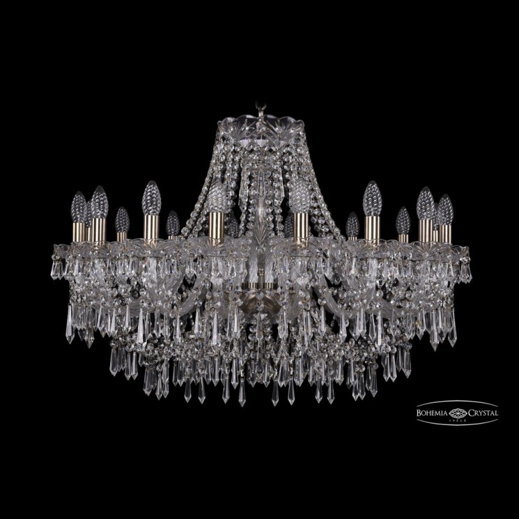 Люстра хрустальная 1403/16/300 Pa Bohemia Ivele Crystal (Стеклянный рожок)