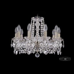 Люстра хрустальная 1402/10/160 Pa Bohemia Ivele Crystal (Стеклянный рожок)