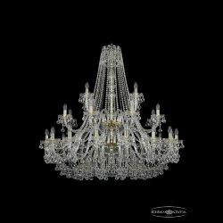 Люстра хрустальная 1409/16+8+4/460/2d G Bohemia Ivele Crystal (Стеклянный рожок)