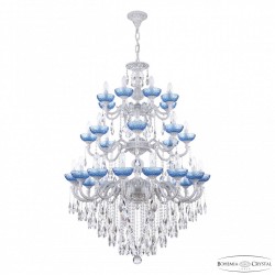 Люстра хрустальная AL78101/16+8+8/300/3d B WMN P Aquamarine/M-1F Bohemia Ivele Crystal (Литые)