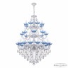 Люстра хрустальная AL78101/16+8+8/300/3d B WMN P Aquamarine/M-1F Bohemia Ivele Crystal (Литые)