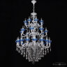 Люстра хрустальная AL78101/16+8+8/300/3d B WMN P Aquamarine/M-1F Bohemia Ivele Crystal (Литые)