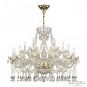 Люстра с цветным хрусталём 5413/12+6/300 G Clear/M-1H Bohemia Ivele Crystal (5413)
