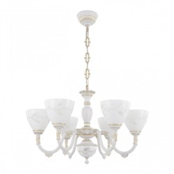 Люстра с плафонами подвесная 341837/6 WT+G Arte Milano (Подвесные)