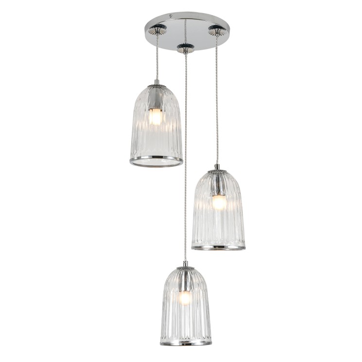 Indigo Подвесной светильник 11046/3P Chrome