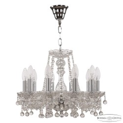 Люстра хрустальная 108/10/141 Ni Bohemia Ivele Crystal (Стеклянный рожок)