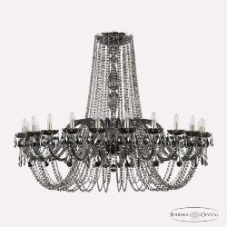 Люстра хрустальная 1402/24/530 G M731 Bohemia Ivele Crystal (Стеклянный рожок)