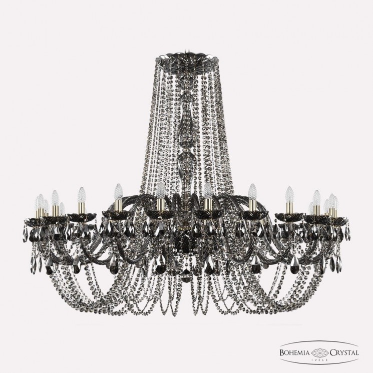 Люстра хрустальная 1402/24/530 G M731 Bohemia Ivele Crystal (Стеклянный рожок)