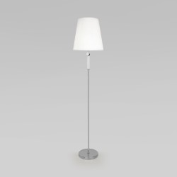 Напольный светильник с тканевым абажуром                      Eurosvet  01146/1 хром