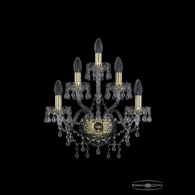 Бра хрустальные 1410B/2+2+1/160 G V0300 Bohemia Ivele Crystal (Стеклянный рожок)