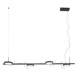 Crystal Lux Светильник подвесной Crystal Lux CLT 027C4 L1000 BL